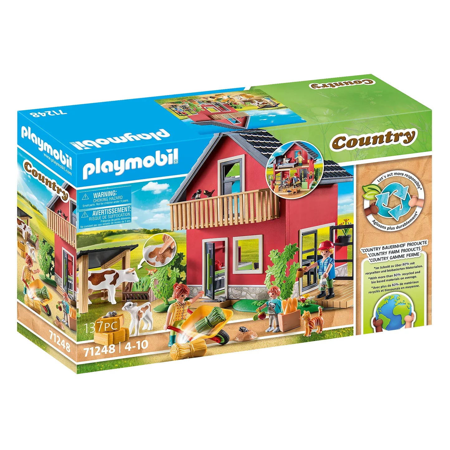 Playmobil - Country Farm House 71248