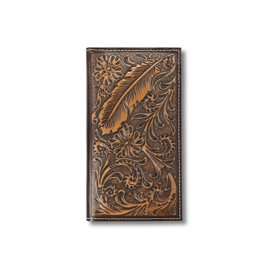 ARIAT RODEO FEATHER EMBOSSED - ACCESSORIES WALLET - A3557502