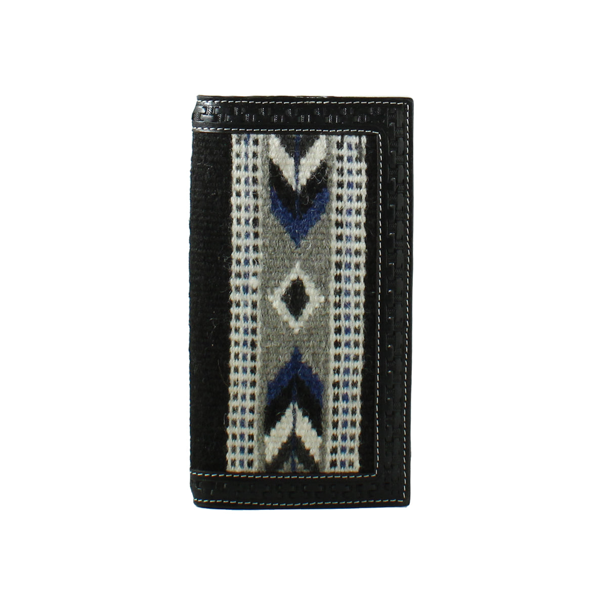 3-D BELT RUG FABRIC ARROW DESIGN BLACK - ACCESSORIES WALLET - D250005301