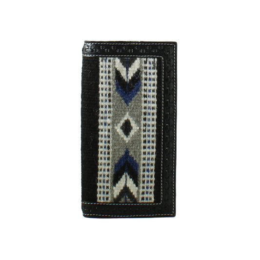 3-D BELT RUG FABRIC ARROW DESIGN BLACK - ACCESSORIES WALLET - D250005301
