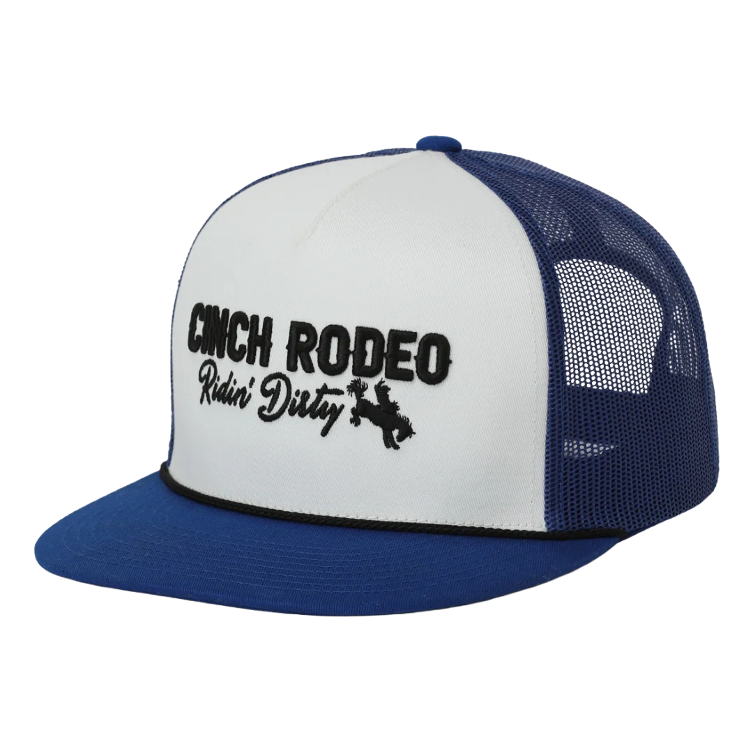 Cinch Men's Royal Blue "Ridin' Dirty" Trucker Cap MCC0600618