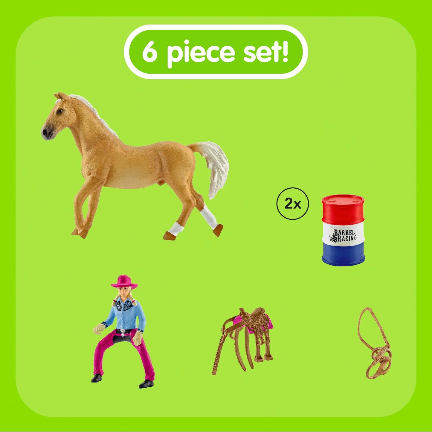 Schleich - Barrel Racing Set 41417