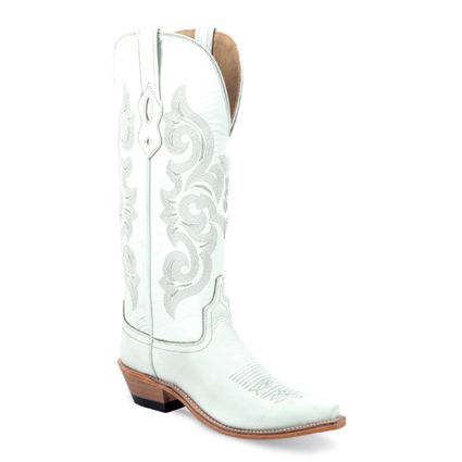 Old West Ladies Dress Cowboy Boot 14" Tall