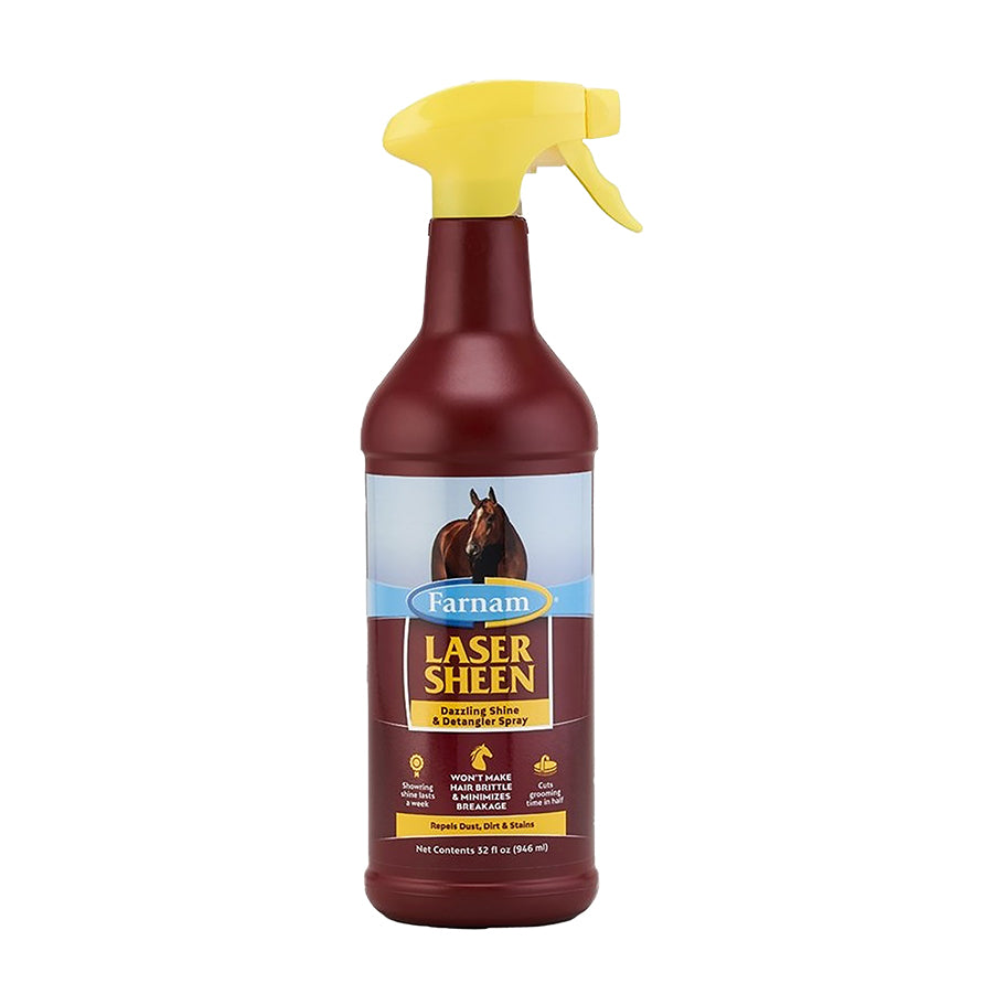 Farnam Laser Sheen Dazzling Shine/Detangler RTU Spray 946ml