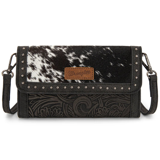 Wrangler Genuine Cowhide Wallet/Wristlet/Crossbody Bag - WG252-C012