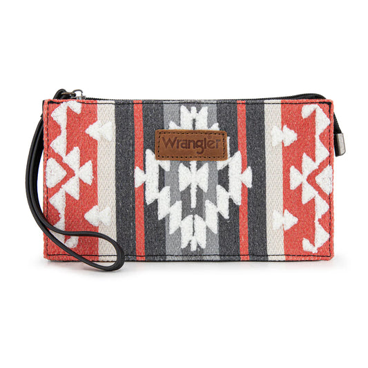 Wrangler Sherpa Aztec Canvas Clutch - WG275-181