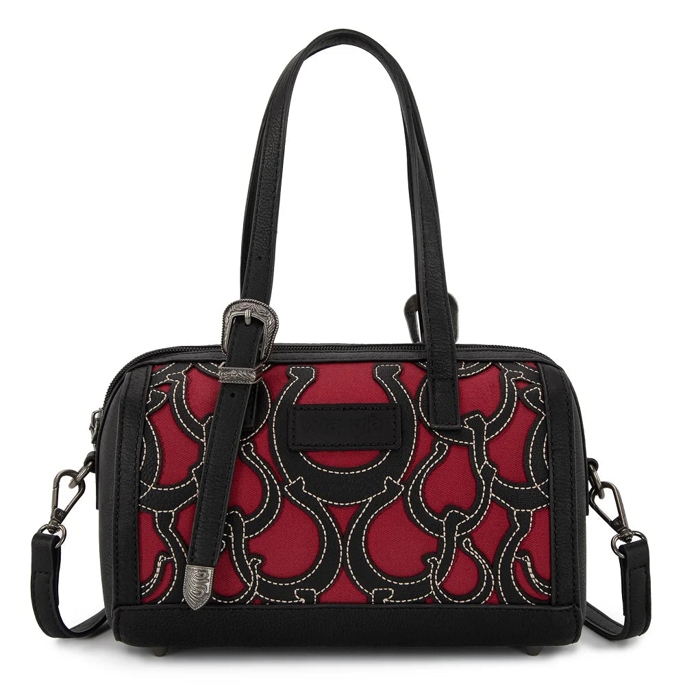 Wrangler Horseshoe Cutout Mini Boston Crossbody Bag WG292-9012