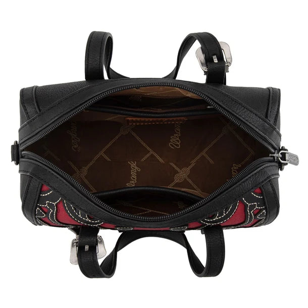 Wrangler Horseshoe Cutout Mini Boston Crossbody Bag WG292-9012