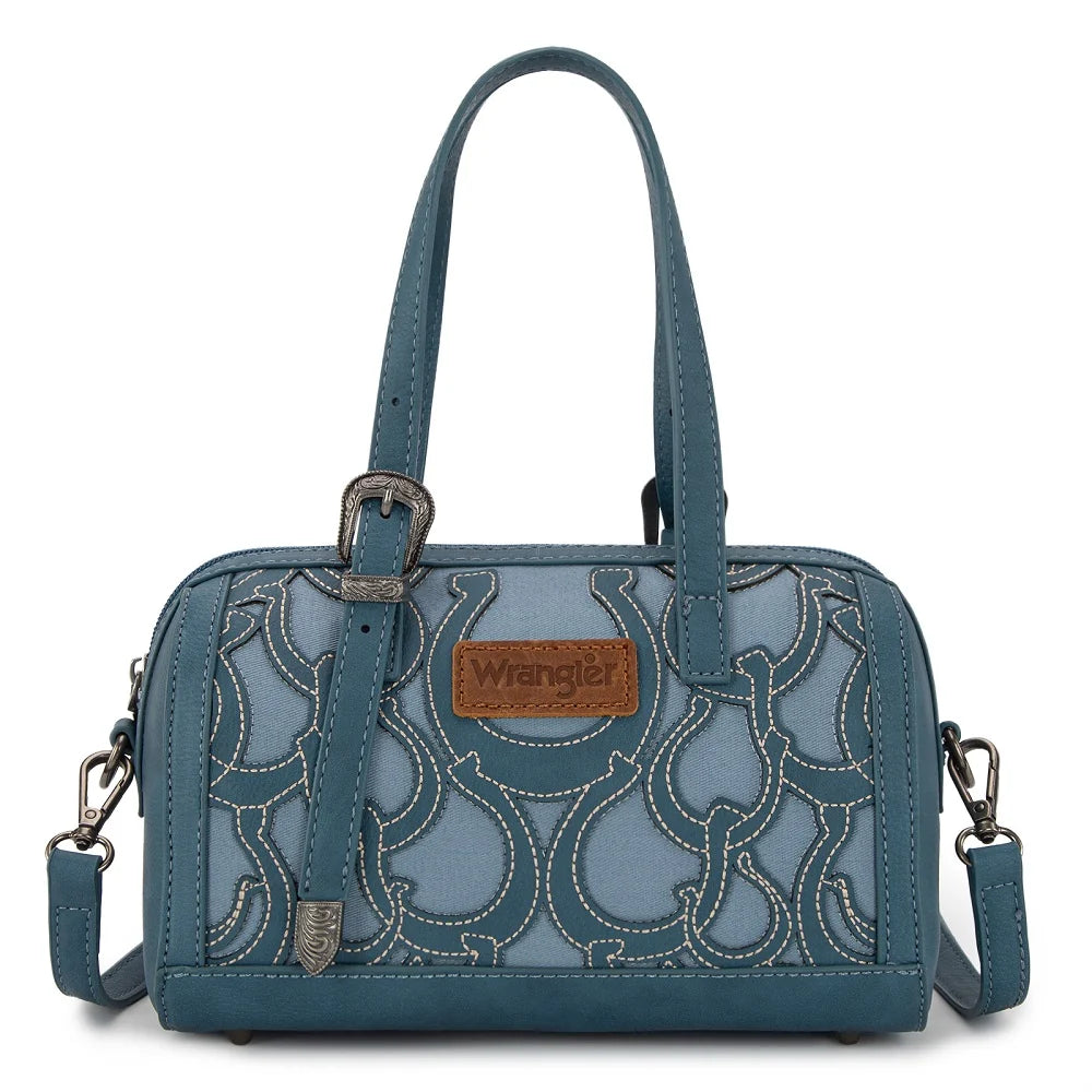 Wrangler Horseshoe Cutout Mini Boston Crossbody Bag WG292-9012