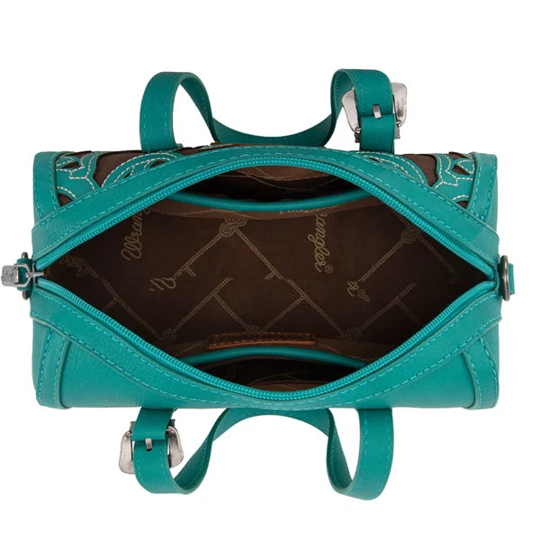 Wrangler Horseshoe Cutout Mini Boston Crossbody Bag WG292-9012