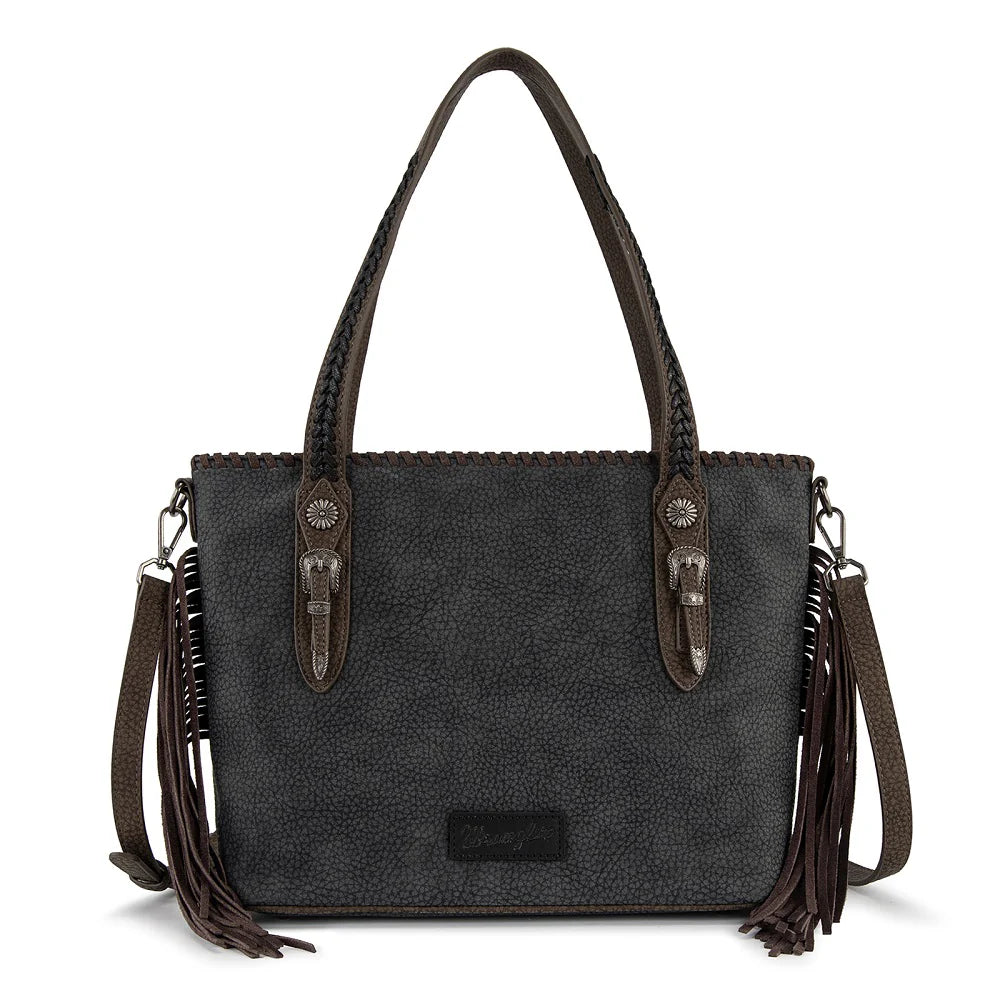 Wrangler Braided Tassel Tote Bag - WG454-2002