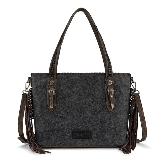 Wrangler Braided Tassel Tote Bag - WG454-2002