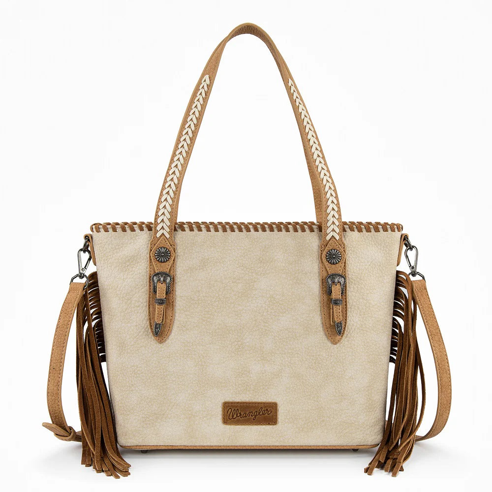 Wrangler Braided Tassel Tote Bag - WG454-2002