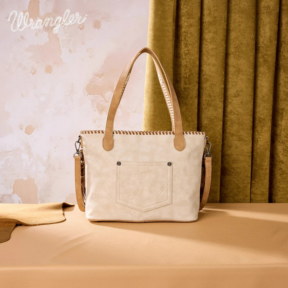 Wrangler Braided Tassel Tote Bag - WG454-2002