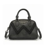 Wrangler Chevron Stitch Dome Satchel Crossbody Bag WG480-51103