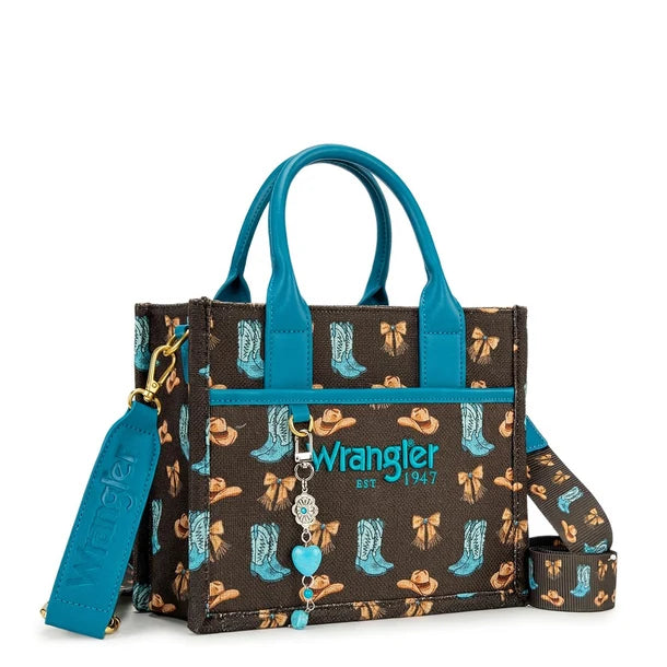 Wrangler Western Print Cowgirl Tote Bag/CrossbodyWG-HB-524-8120S