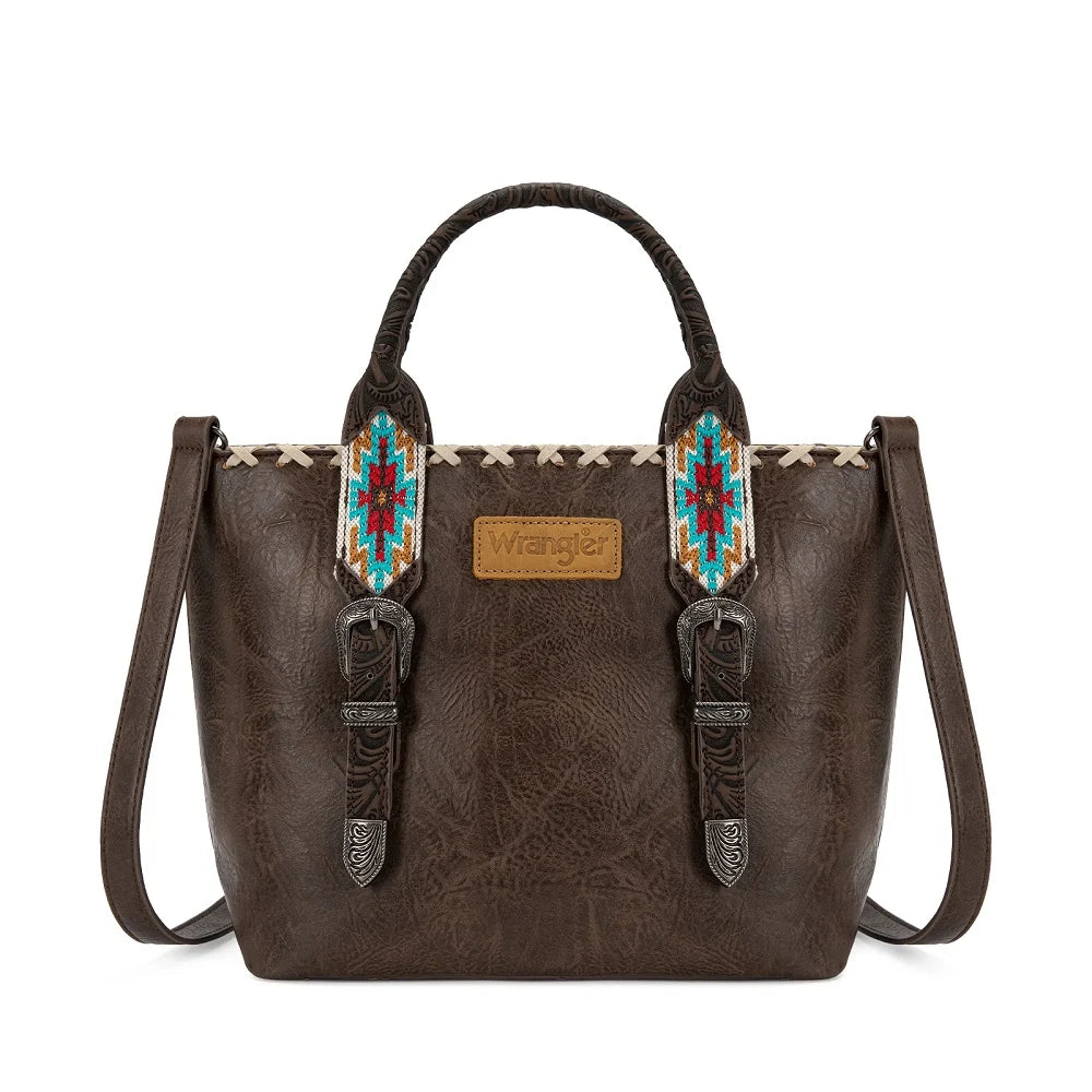 Wrangler Western Embroidery Tote Bag WG529-2002