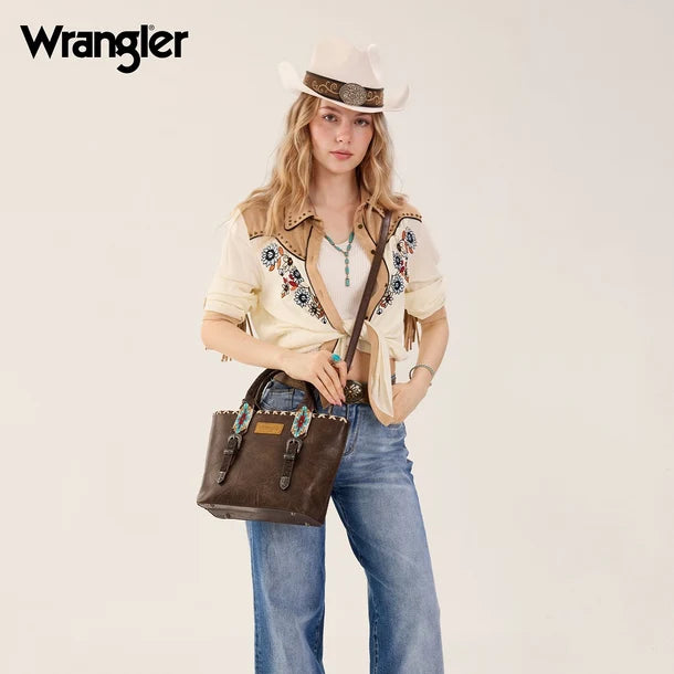 Wrangler Western Embroidery Tote Bag WG529-2002