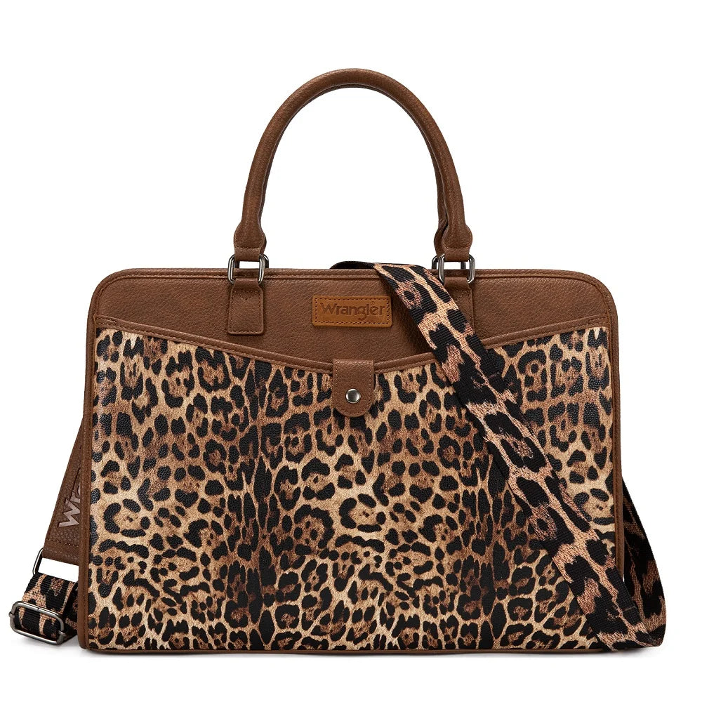 Wrangler Pebbled Faux Leather Laptop Brief Bag WG537-8119