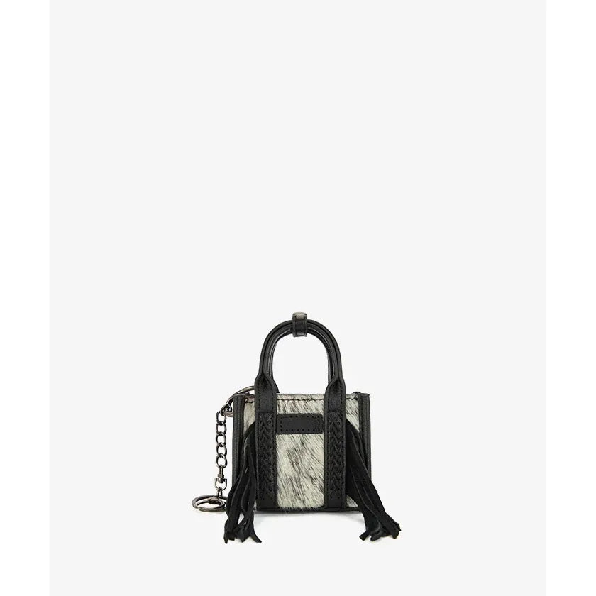 Wrangler Hair-On Fringe Mini Tote Bag Charm