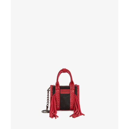 Wrangler Hair-On Fringe Mini Tote Bag Charm