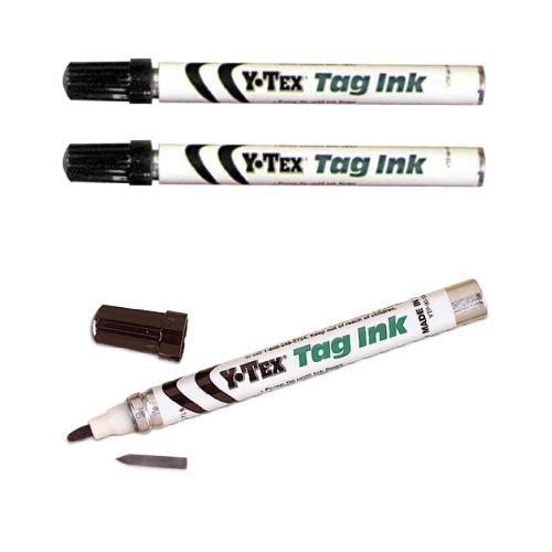 Y-Tex Tag Ink Marker Black 3pk