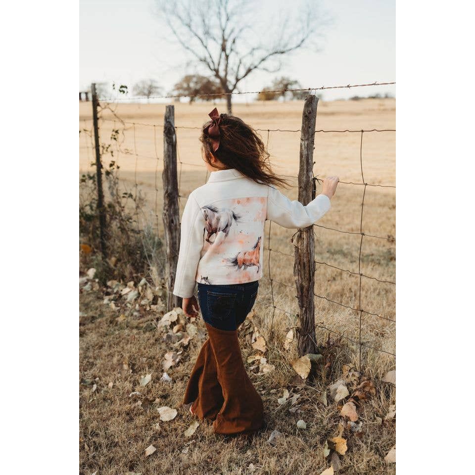 Running Horse Girls Jacket