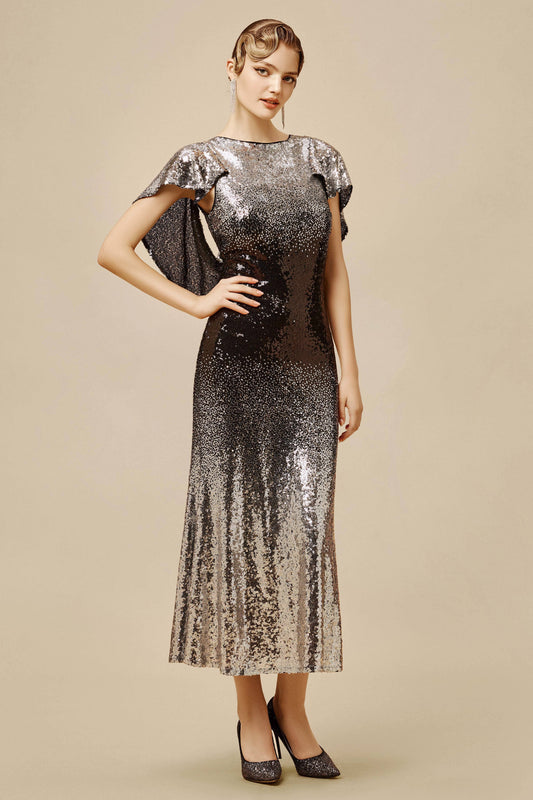 Zouzou Ombre Sequins Evening Gown