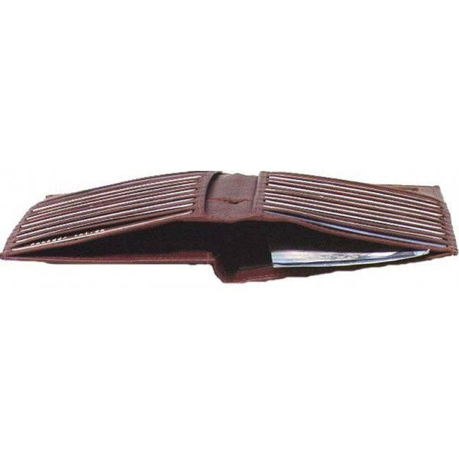 Genuine Leather Coat/Breast Wallet RFID Black, Brown 4506