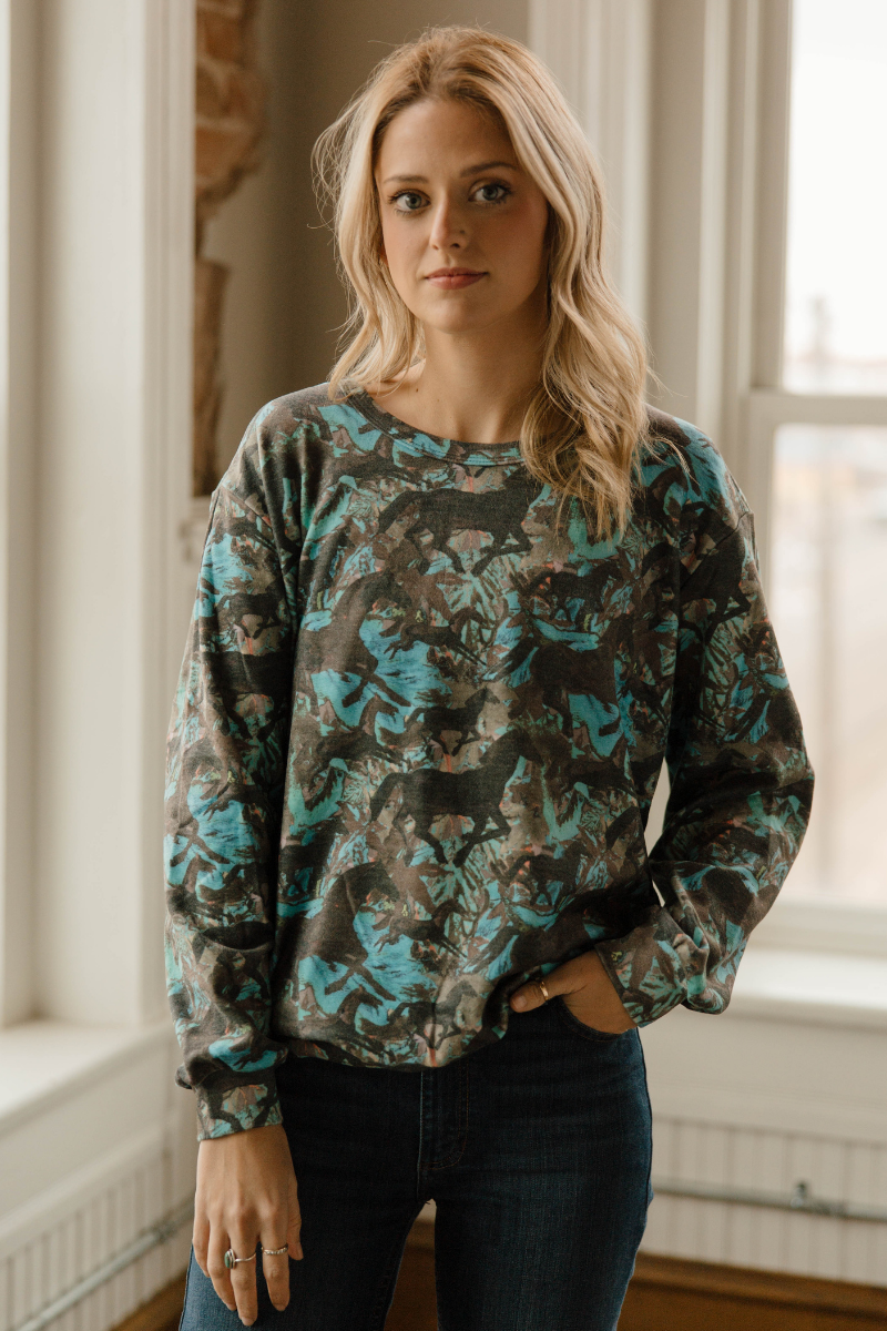 Painted Herd Top