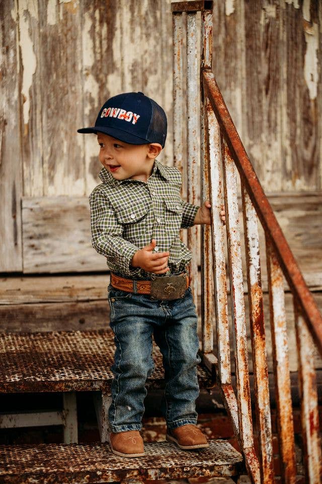 Shea Kids Cowboy Ball Cap HAT02