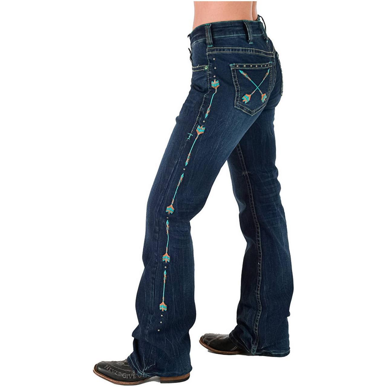 * Cowgirl Tuff Co. / B. Tuff Jeans - Turquoise Arrows