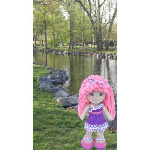 GirlzNDollz - Leila Purple Ruffles Doll