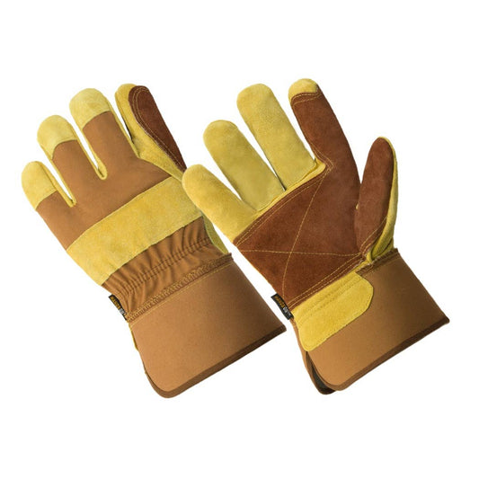 HANDS ON™ Premium Double Leather Palm Gloves