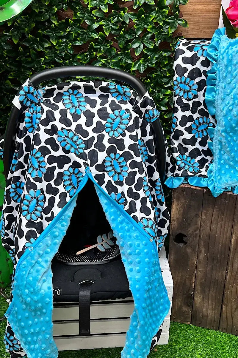 CONCHO & COW SPOTTED CAR SEAT COVER. ZYTG25153012