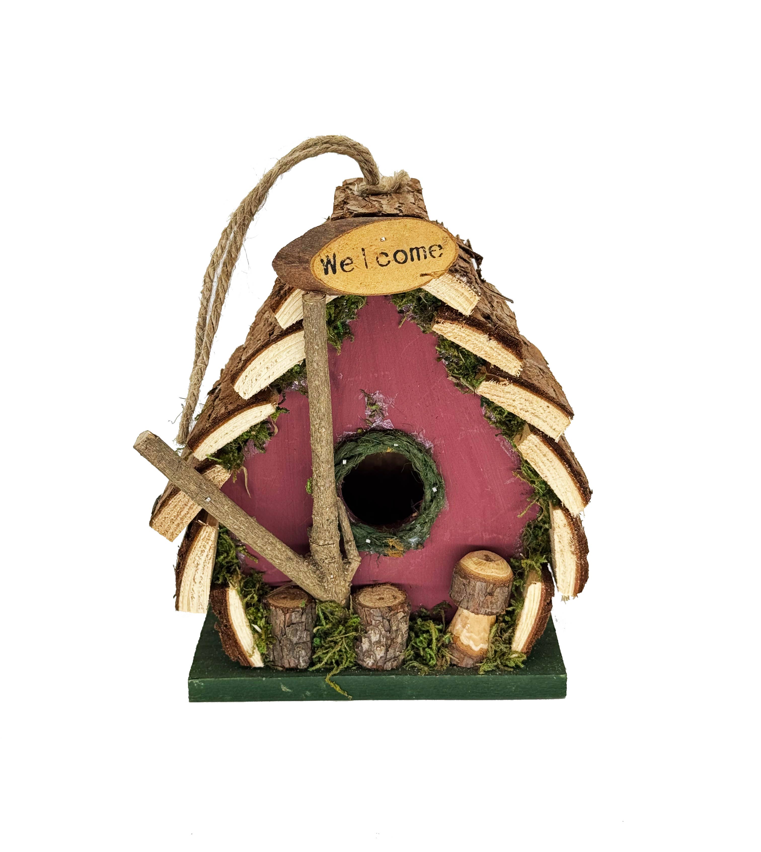 Rustic Arch Welcome Birdhouse
