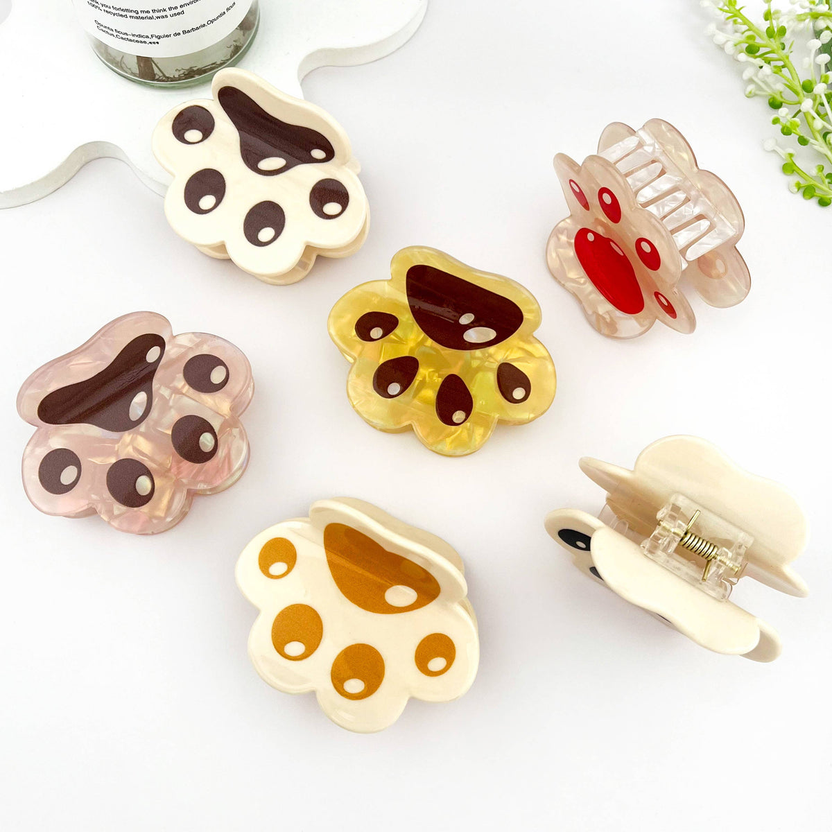 Fun Paw Animal Hair Claw Clip