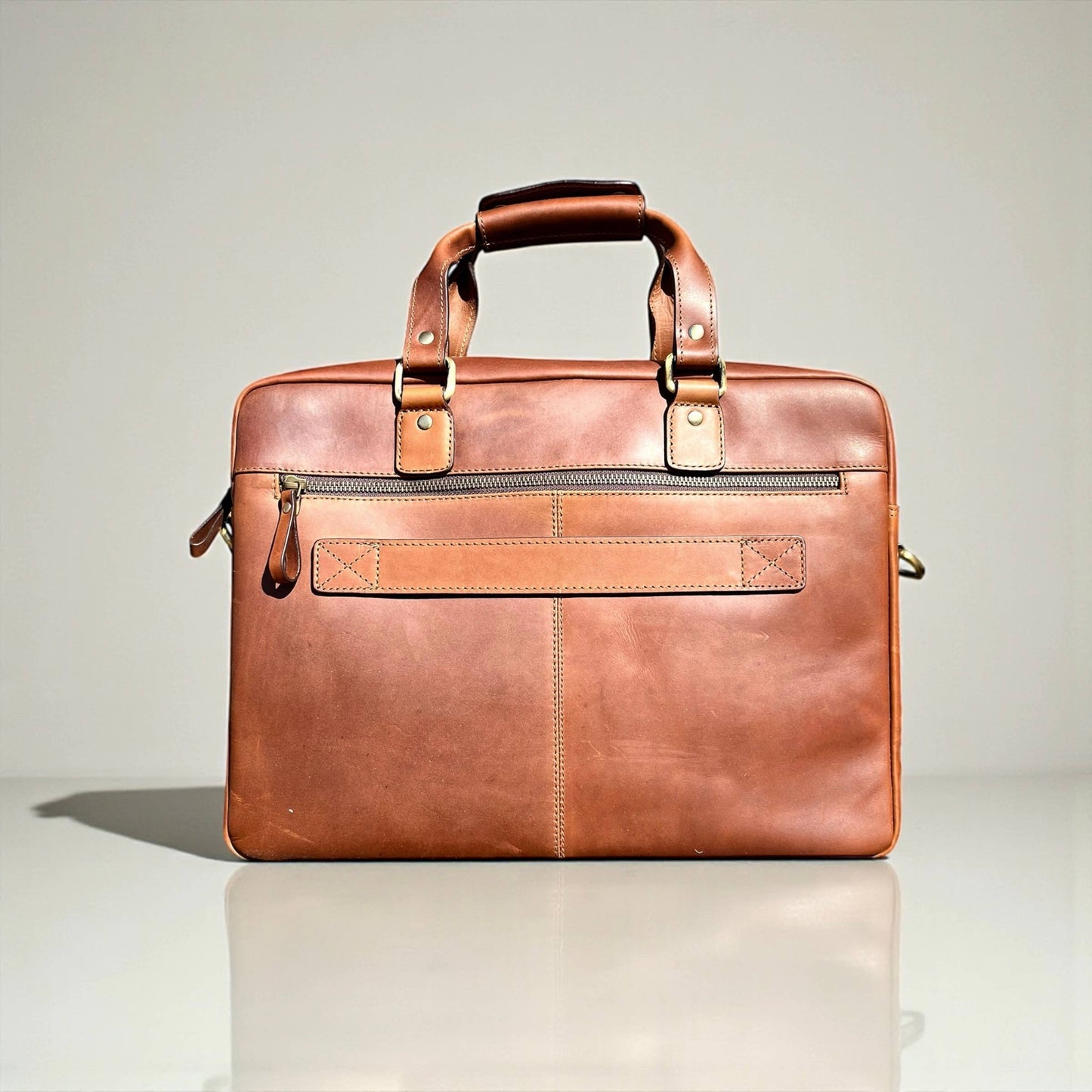 All Leather Briefcase 