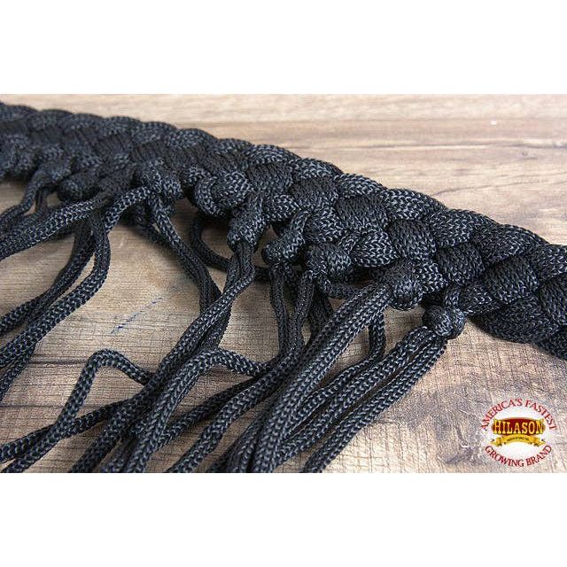 Barrel Racing Contest Reins Flat Braided Poly Horse Snaps1 X 8Ft Hilason