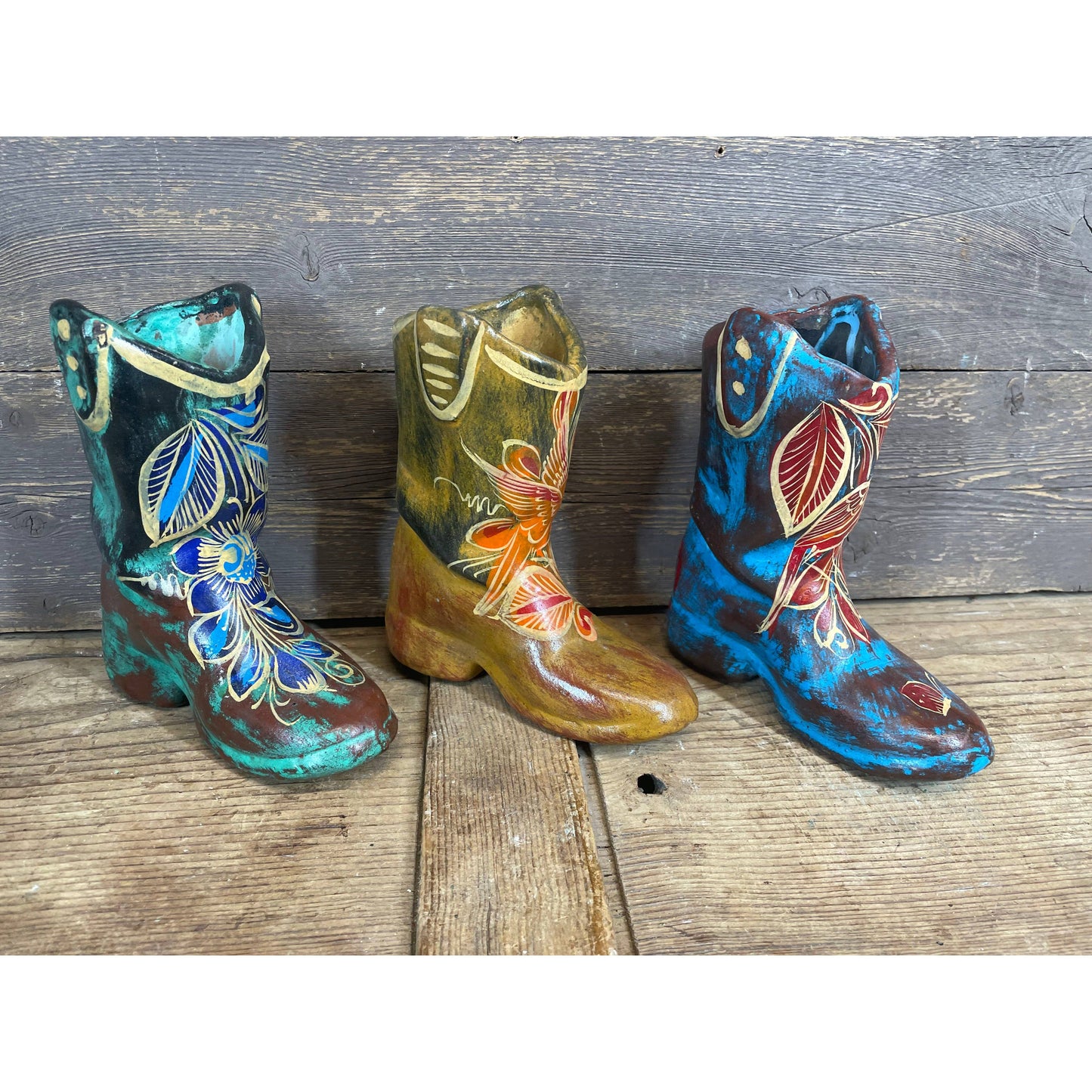 Wild West Rustic Clay Boot-Western