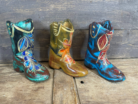 Wild West Rustic Clay Boot-Western
