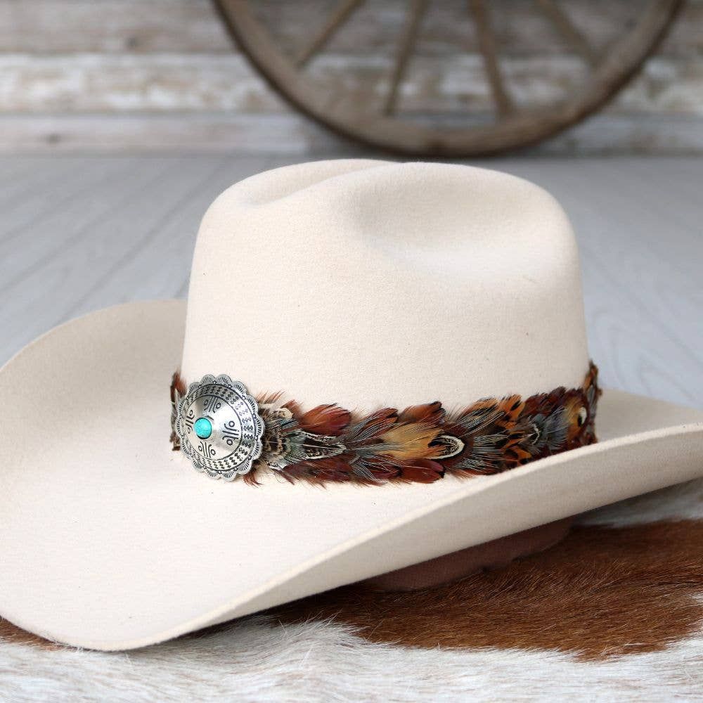 Willow Lane Hat Co. - Western Feather Hat Band - Telluride