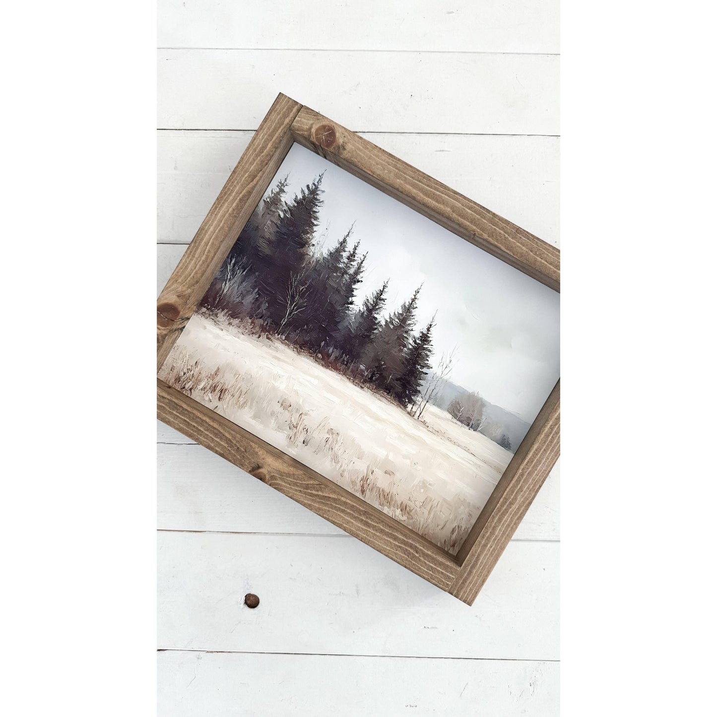 Ashwood Designs - Vintage Winter Landscape Print