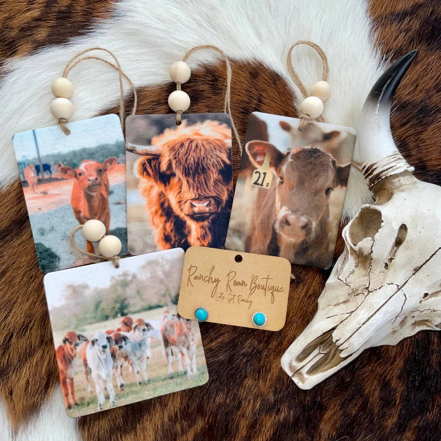 Cow Western Cattle Felt Freshie
