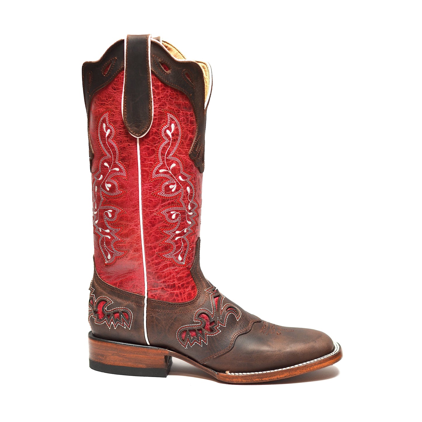 Lacey Fuchsia Leather Cowboy Boots for Women