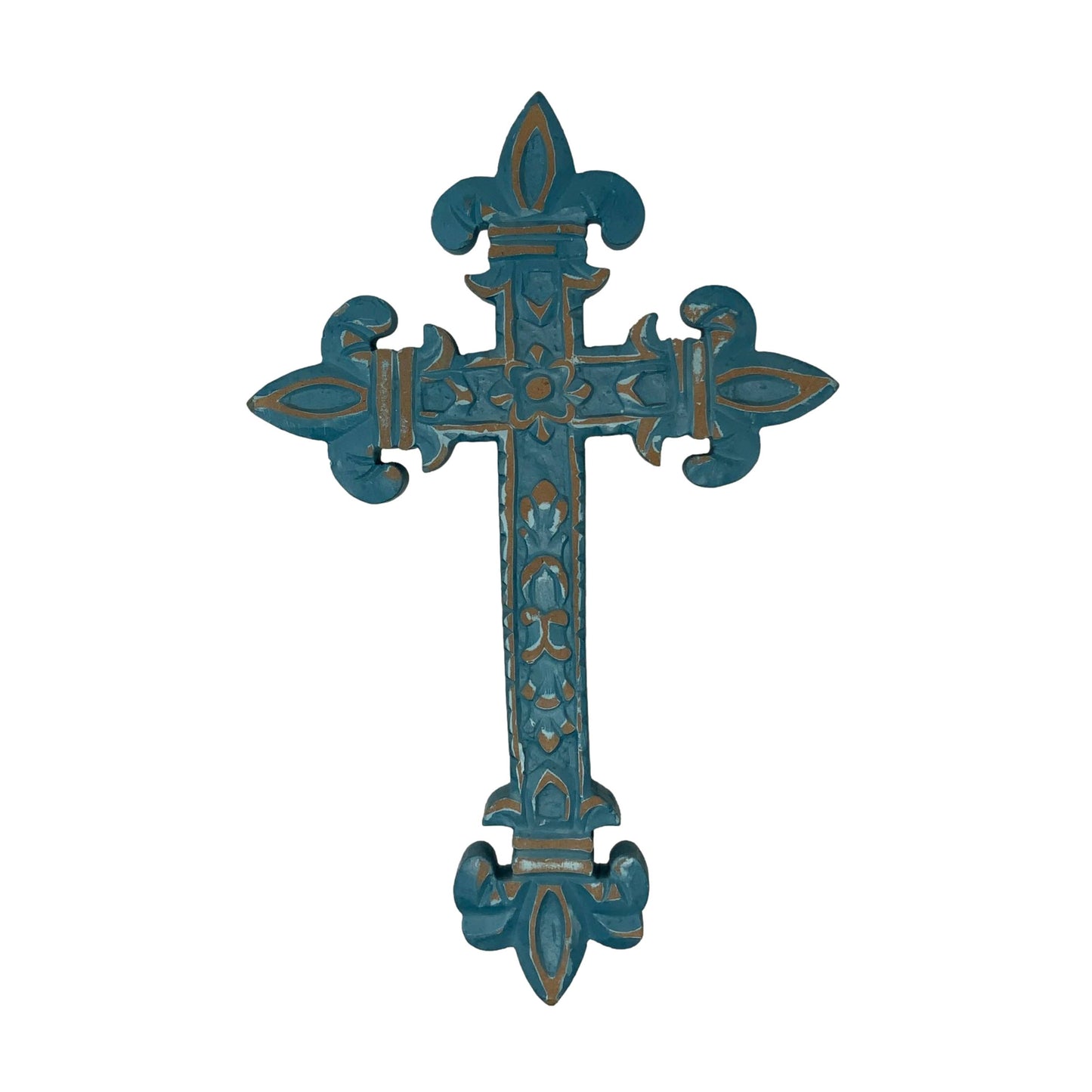 Chartres Hand-Carved Wood Wall Cross