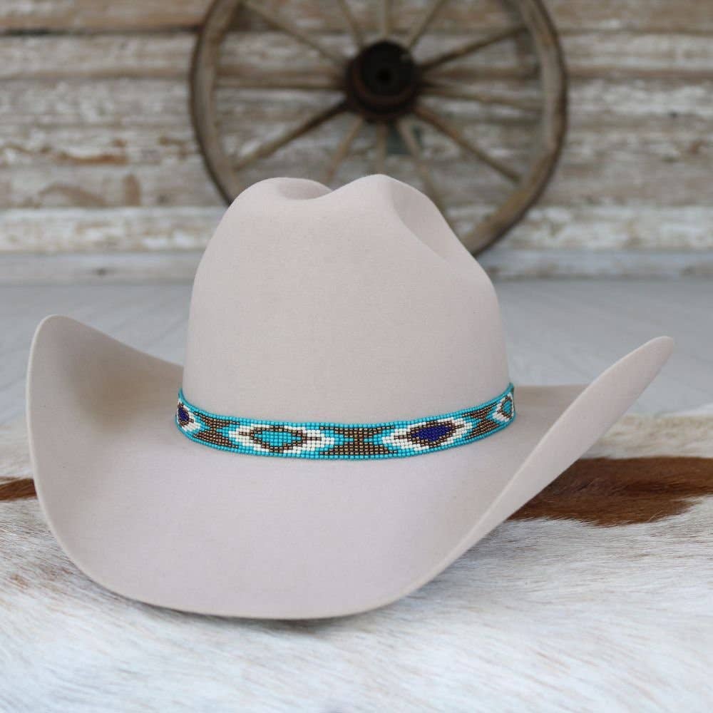 Western Beaded Hat Band - The Cove