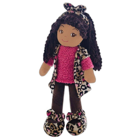 GirlzNDollz - Emme Pink Leopard Print Doll