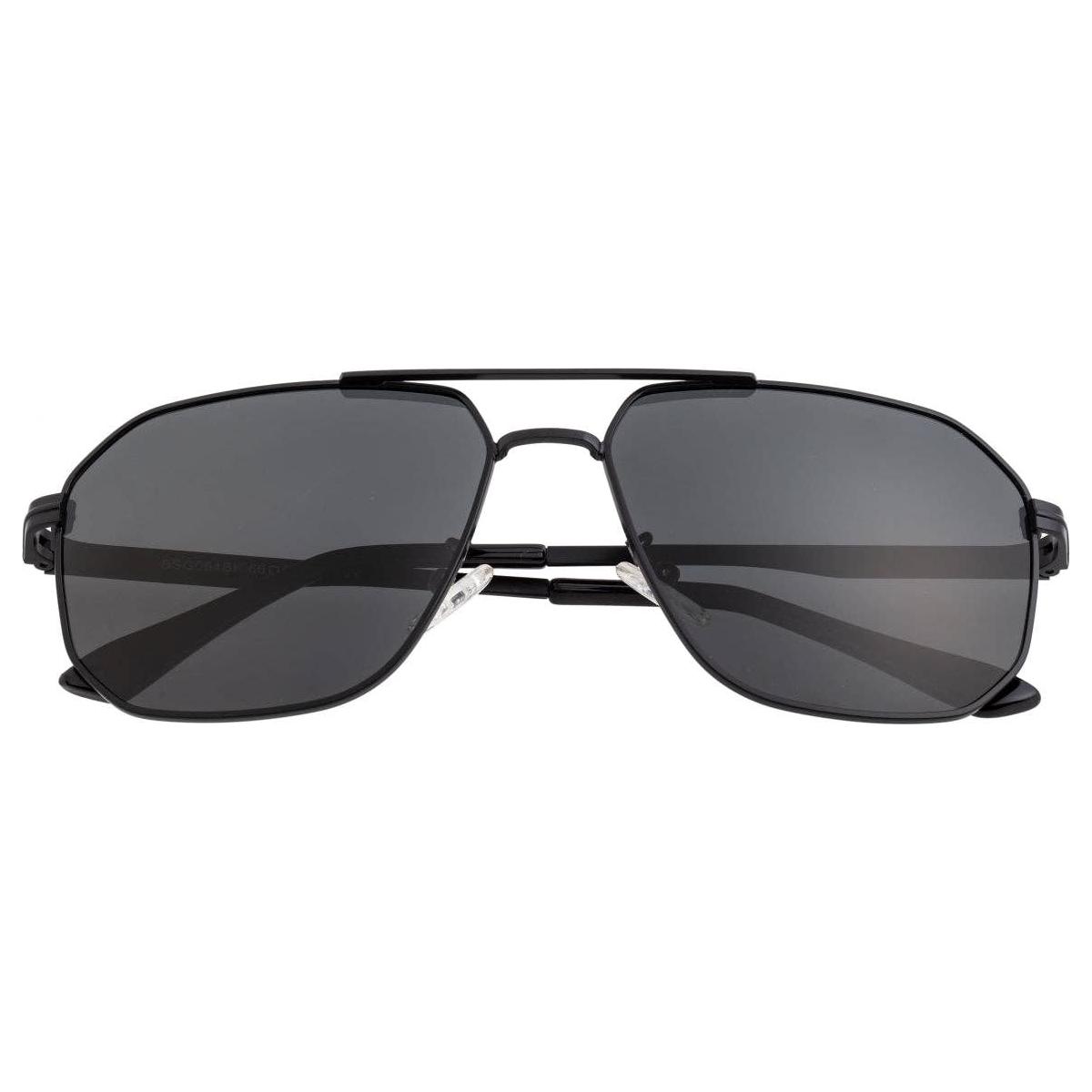 Breed - Breed Norma Stainless Steel Polarized Aviator Sunglasses