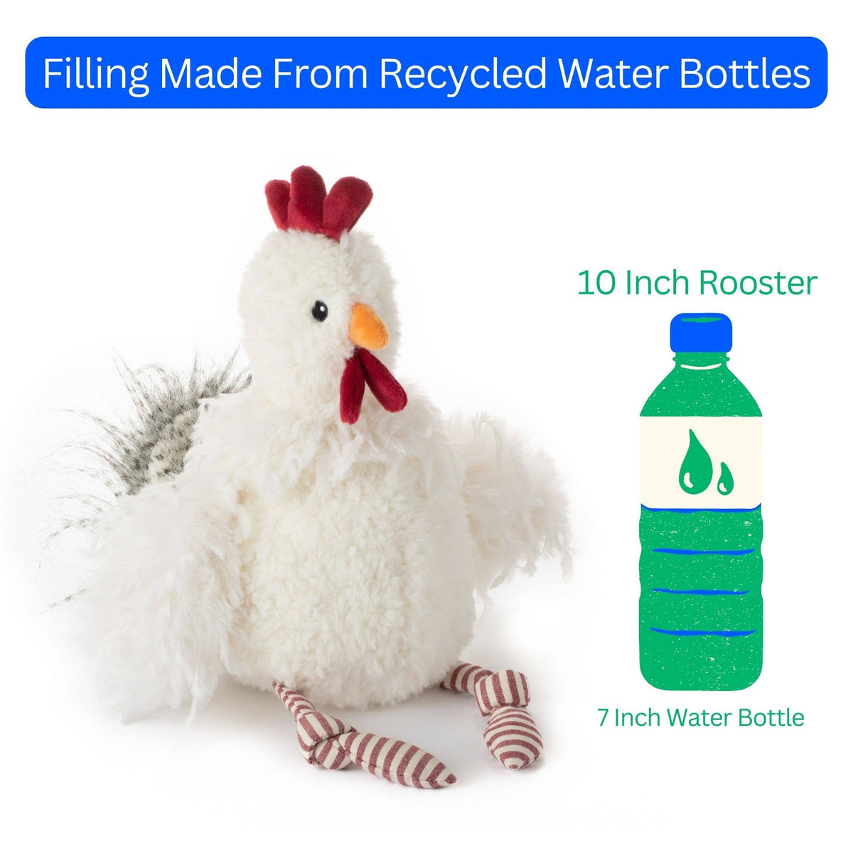 Spring Cluck Norris the Rooster 10" (25cm)